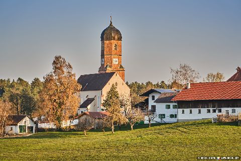 Gemeinde Wurmannsquick Landkreis Rottal-Inn Martinskirchen Ort Kirche (Dirschl Johann) Deutschland PAN